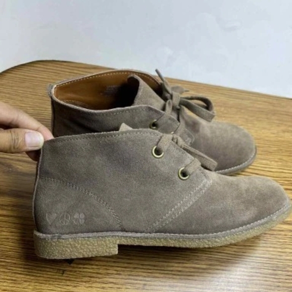 Lucky Brand Womens LP-Emillia Lace up Leather Ankle Boots  Chukka Style Size 6.5 - Picture 5 of 11